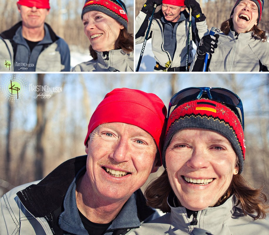Snow and Smiles – {Cross Country Skiing Portrait Session}