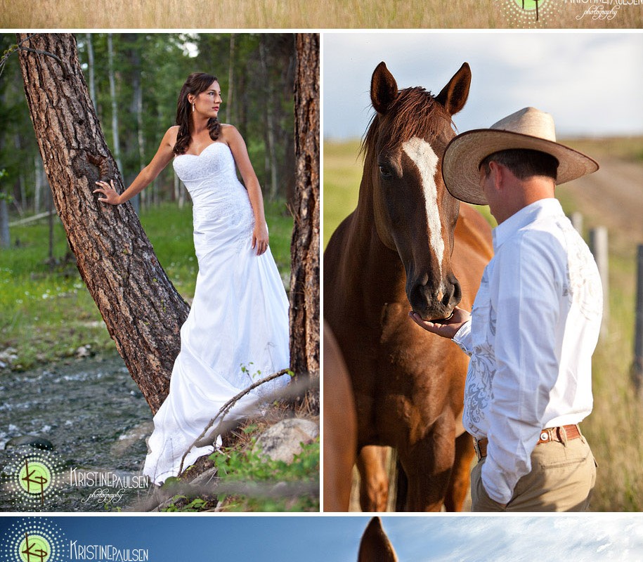 Naturally Beautiful – {Jeff and Lauren’s Creative Montana Bridal Session}