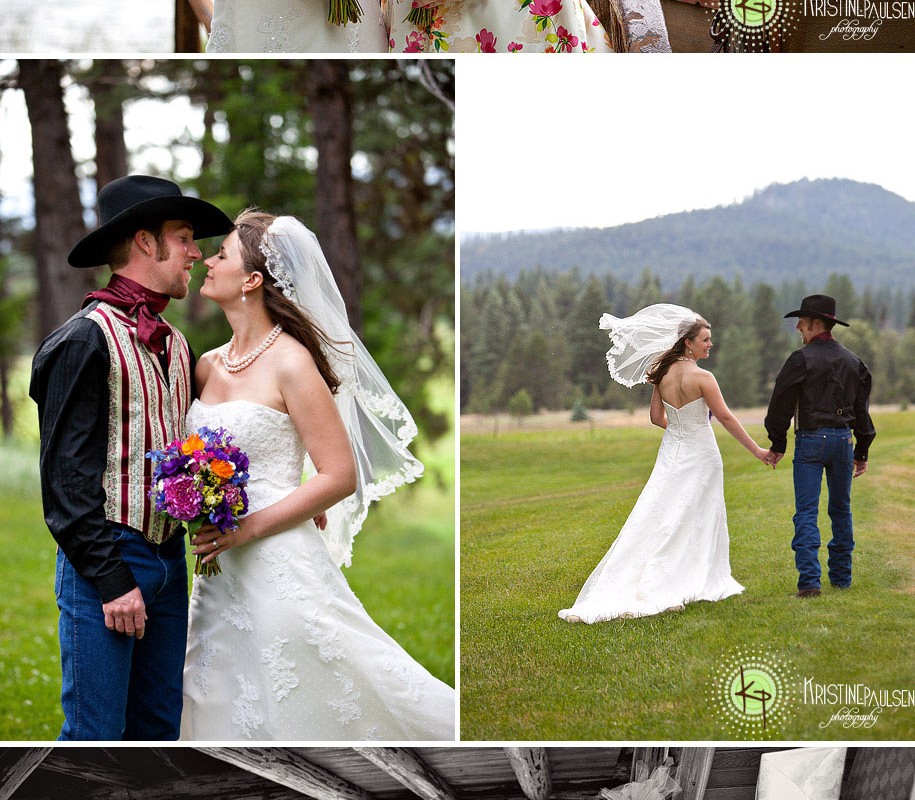 Cowboy + Cowgirl = A Match Made in Montana: {Emily and George’s Double Arrow Lodge Wedding}