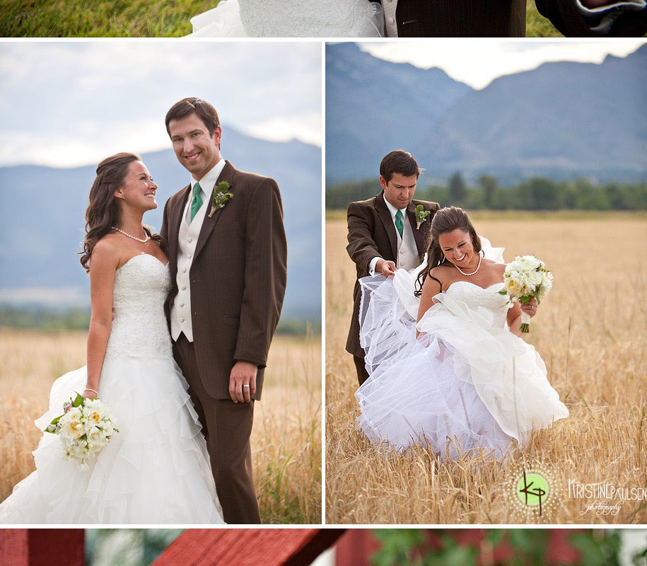 Rainbows, Sunsets, Love…and a little Elvis – {John and Lisa’s Corvallis, MT Wedding}