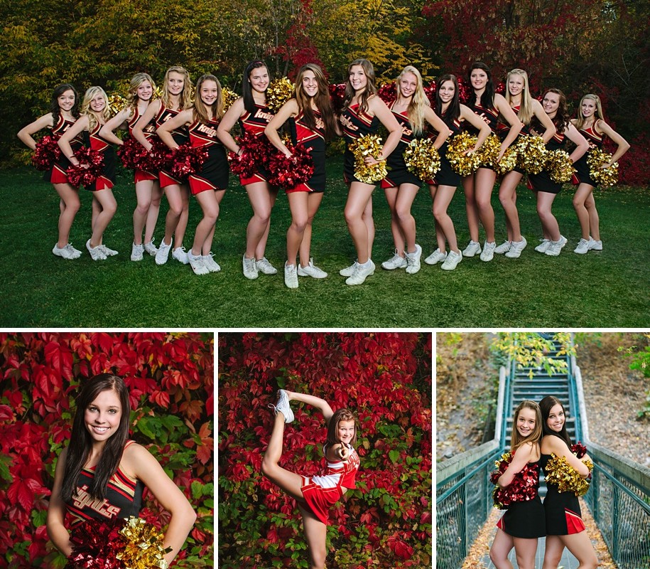 Time to Cheer! – {Hellgate High School Cheerleaders’ Team Photos}