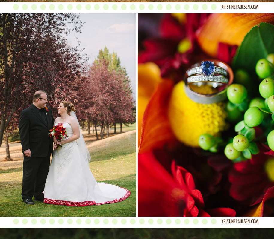 The Autumn Leaves of Red and Gold – {Kristi and Derek’s Missoula Wedding}
