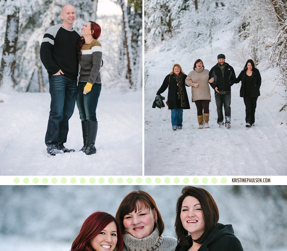 A Walk in the Snow – {A Wintry Missoula Family Session}