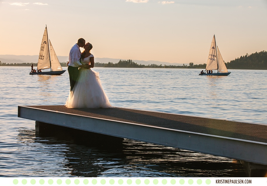 Love on the Lake – {Karen and Robb’s Flathead Lake Lodge Wedding}