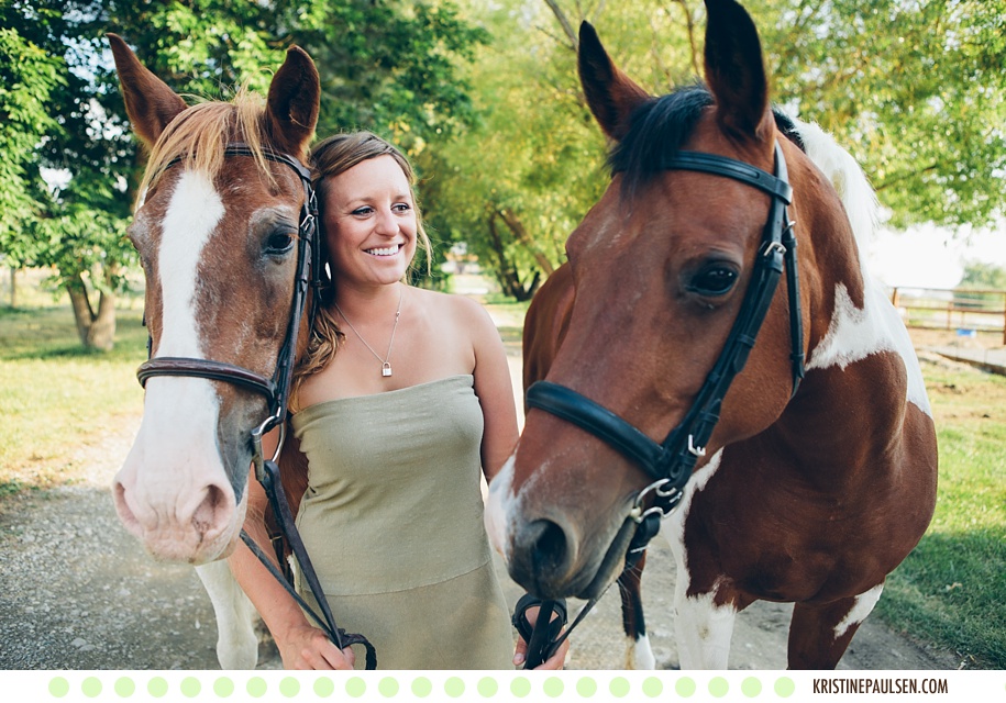 A Lovely Lady, Her Horses and Her Dog – {Marty’s Corvallis, Montana Portrait Session}