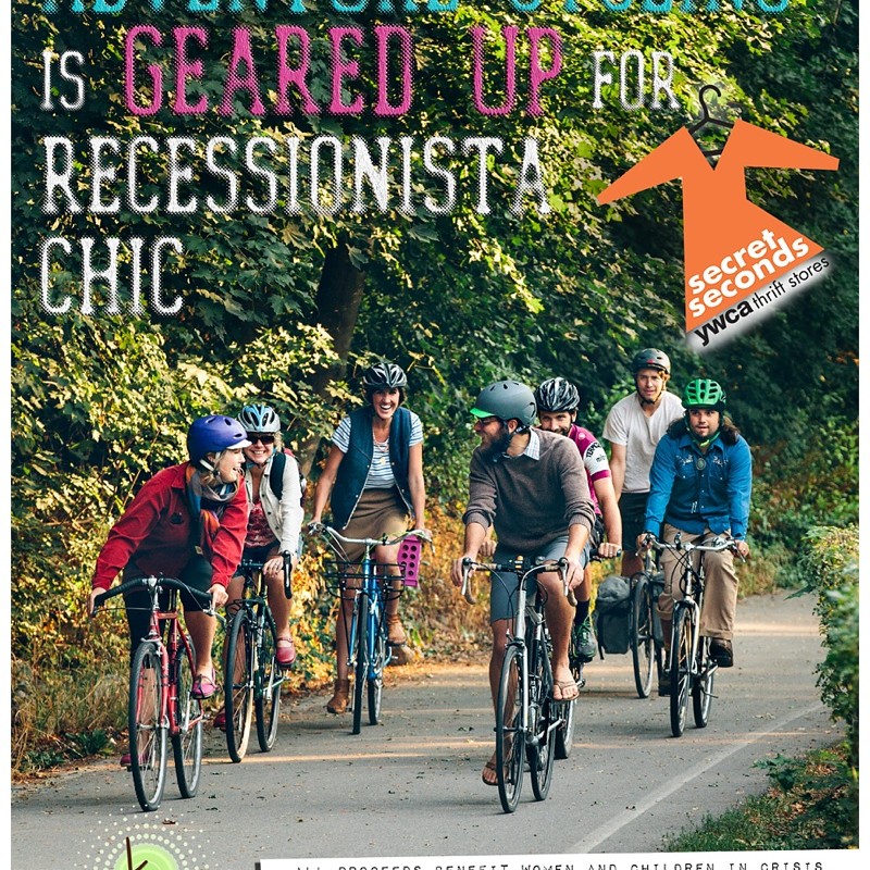 Unveiling the Newest YWCA Recessionista Ads – {Featuring the Stylings of the ZACC and Adventure Cycling}