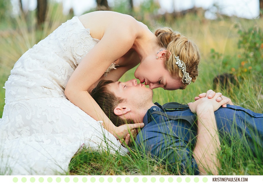 Running through the Woods :: {Kristeen and Colt’s Rock the Dress Session}