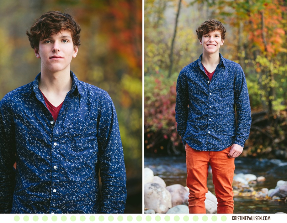 Brilliant Autumn Days :: {Hugh’s Missoula Senior Pictures}