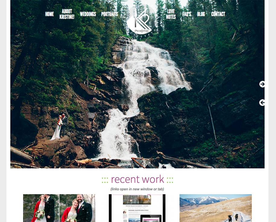 New Photography Website Design! :: Photo Website Officially Updated