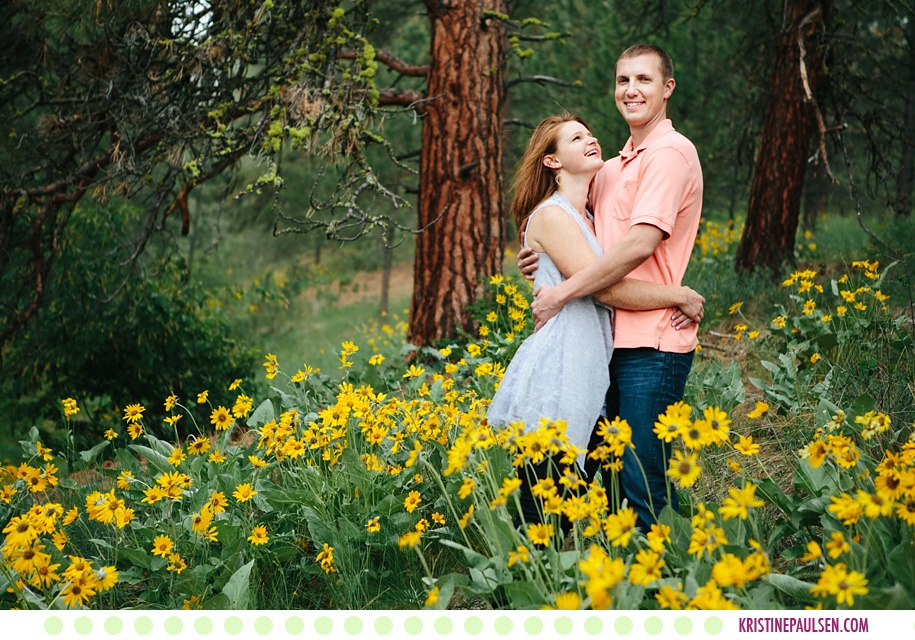 Emily + John :: Missoula, Montana Springtime Engagement Session in the Mountains