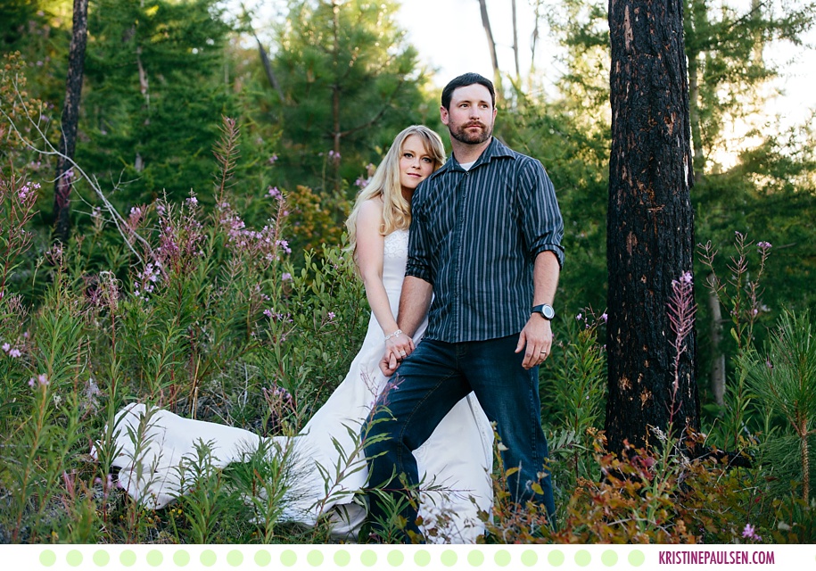 Megan + Scott :: Missoula Montana Rock the Dress Anniversary Session