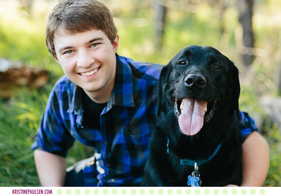 Sean :: Senior Photos along the River in Lolo Montana