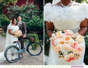 Monique + Kirkland :: Camrose Hill Flower Farm Wedding in Stillwater Minnesota - Photos by Kristine Paulsen Photography