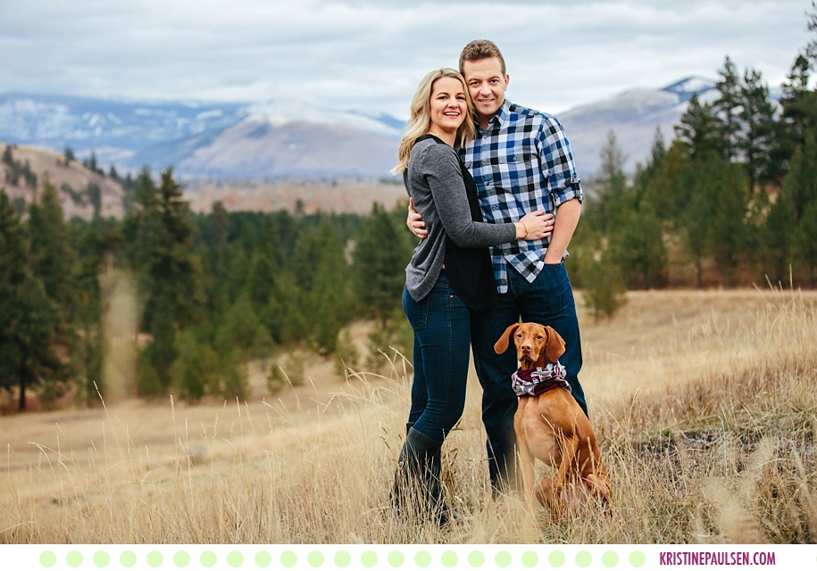 Janelle + Jamie :: Griz Engagement Photos in Missoula Montana