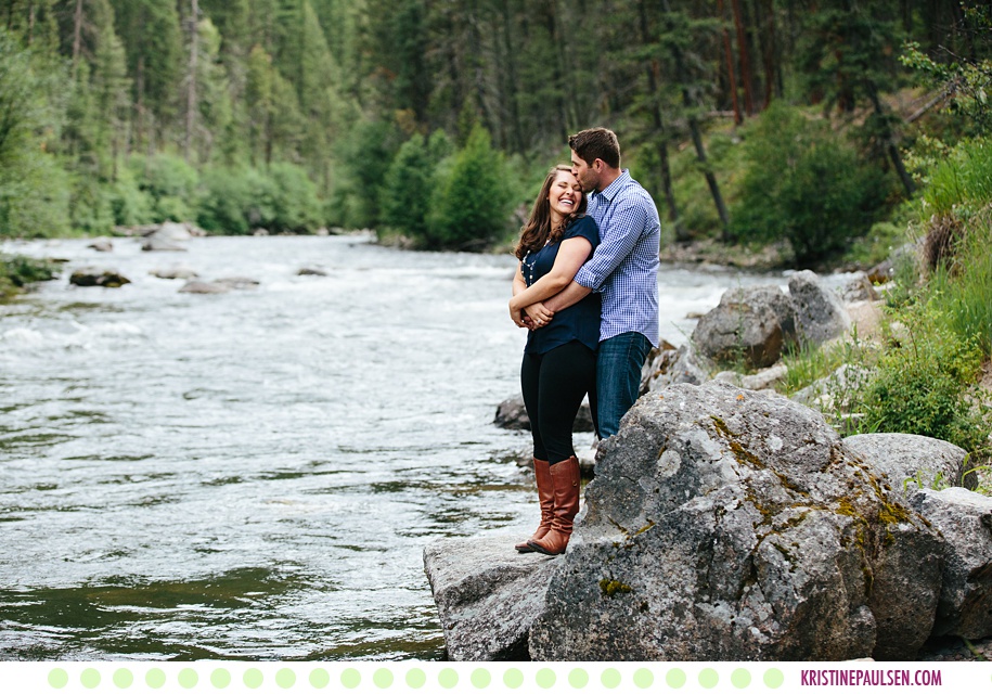 Katie + Anthony :: Rock Creek Montana Engagement Session