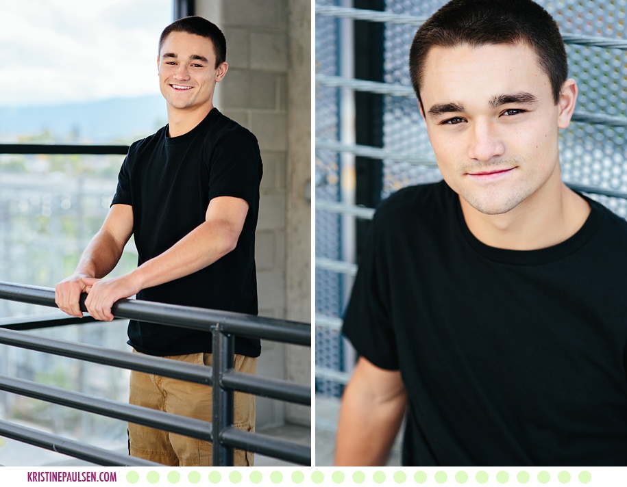 Nick :: Downtown Urban Senior Photos in Missoula Montana