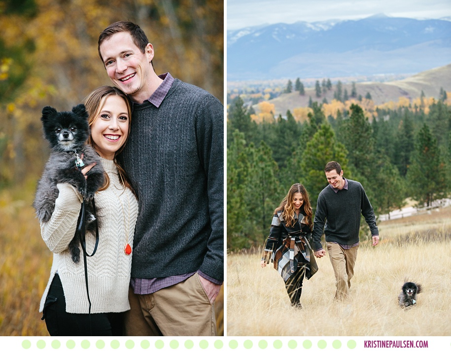 Haley + Kevin :: Autumn Engagement Photos in Missoula Montana