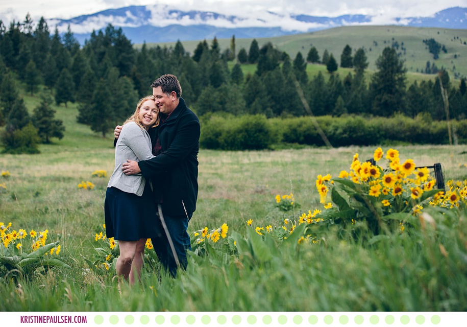 Andrea + Mike :: Spring Engagement Session in the Missoula Hills