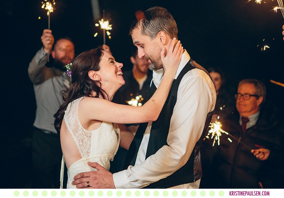 Becka + Stephan :: Snowy Wedding at the Barn on Mullan