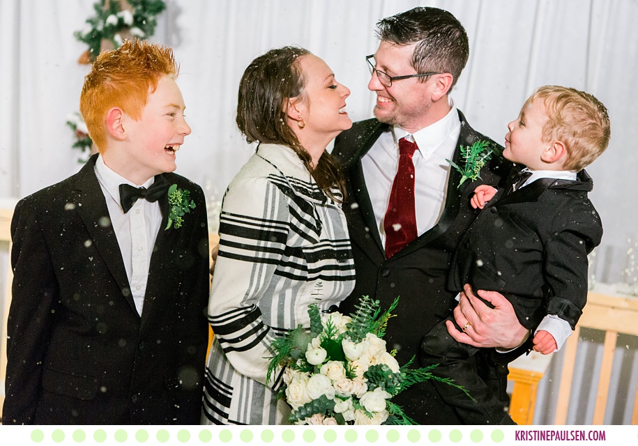 Mariah + Caleb :: Snowy Victor Montana Wedding