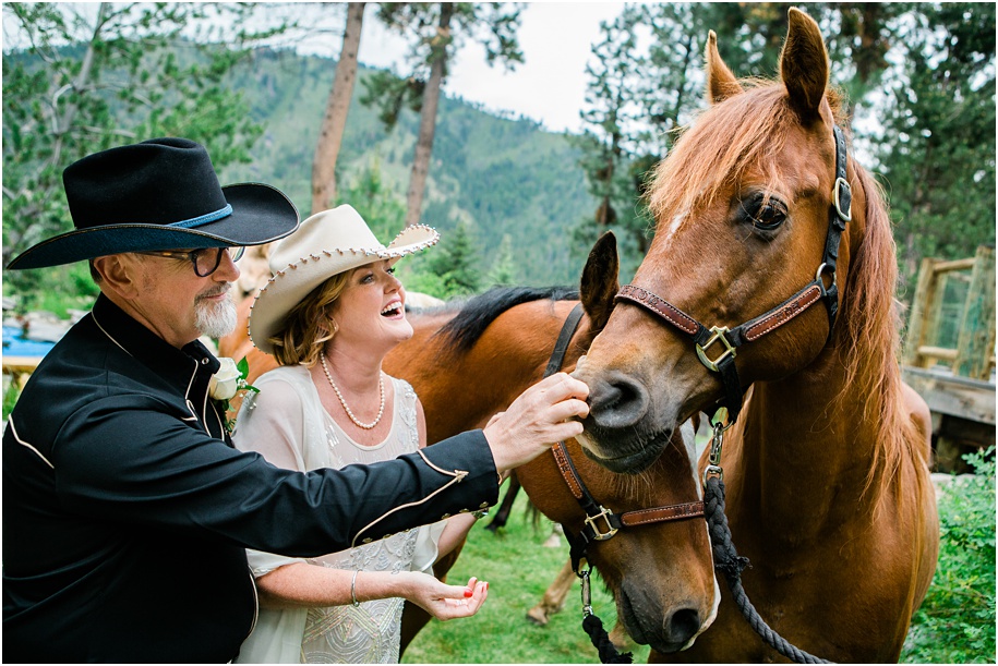 HJ + John :: Intimate Wedding at the Triple Creek Ranch in Darby Montana