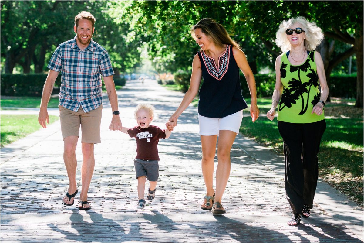 Kristan, Ben, Lincoln, + Janet :: University of Montana Family Photos