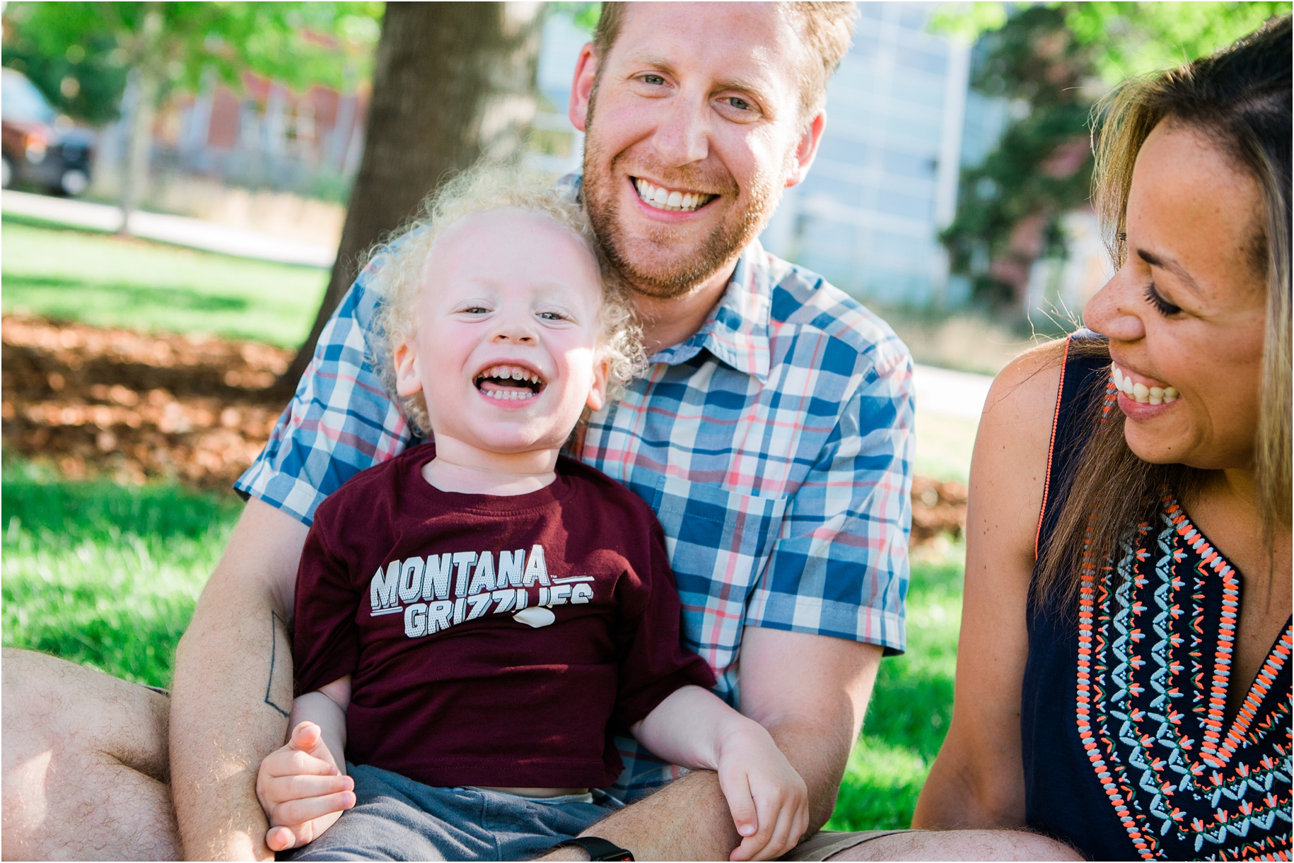 Kristan, Ben, Lincoln, + University of Montana Family Photos