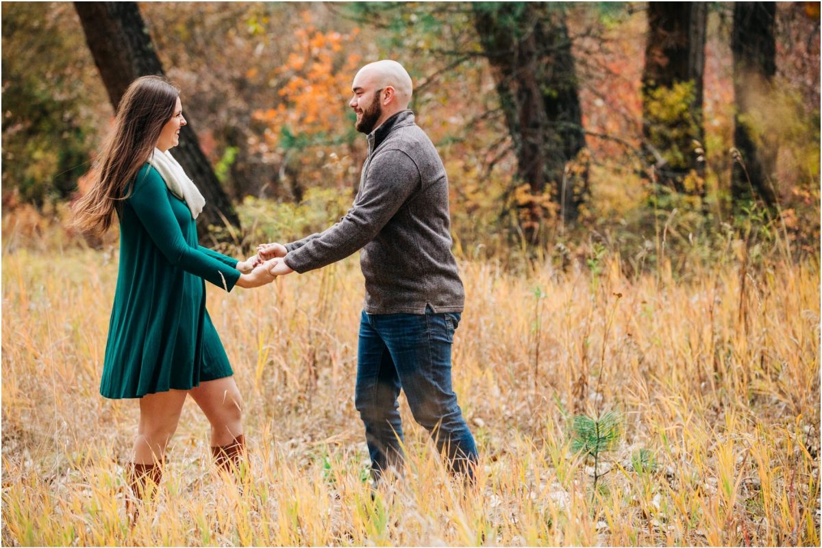 Rilee + Nick :: Colorful Autumn Engagement Photos