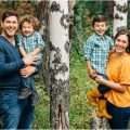 Katie, Anthony, Dominic + Luca :: Missoula Montana fall family portraits - Photos by Kristine Paulsen Photography