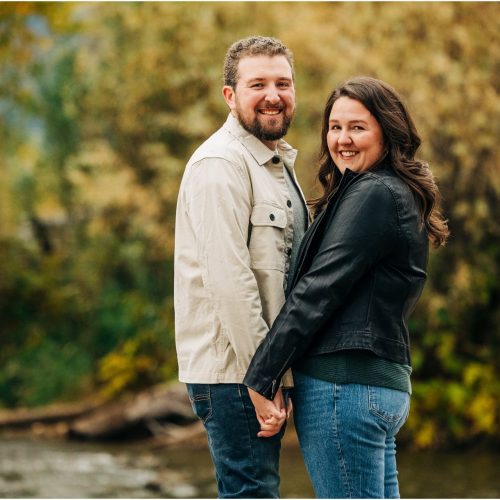 Emily + Andy :: Missoula Montana Autumn Engagement Photos - Photos by Kristine Paulsen Photography