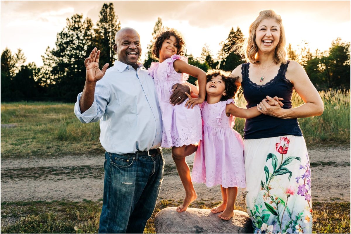 Sarah, Justin, Elise + Isabelle :: Missoula Montana summertime family photos