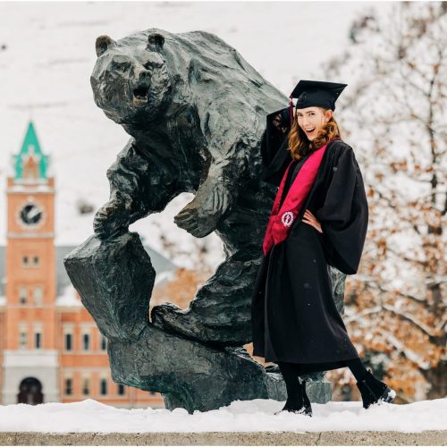 Jordan :: University of Montana graduation photos - Photos by Kristine Paulsen Photography