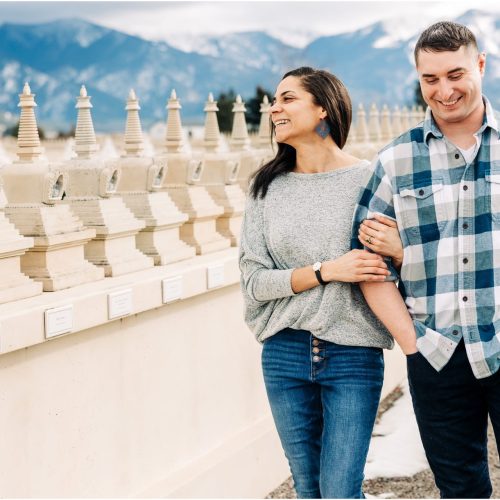 Garden of One Thousand Buddhas Engagement - Photos by Kristine Paulsen Photography